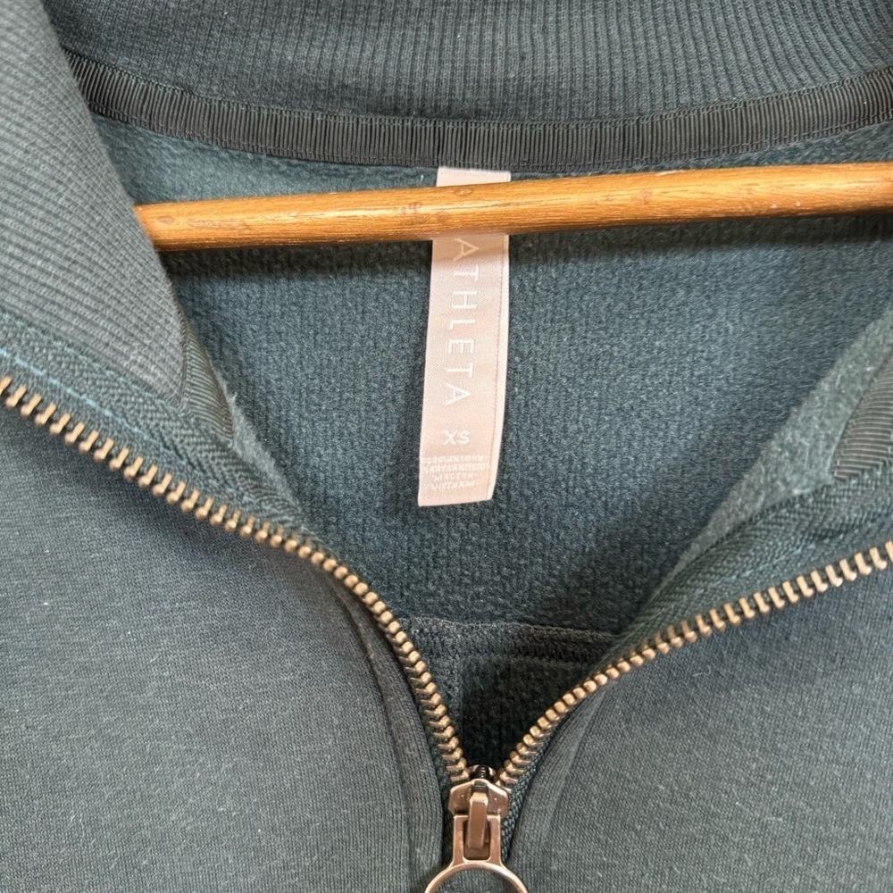 Athleta- Cozy Karma 1/4 Pull Over Sweater XS - Picture 3 of 5
